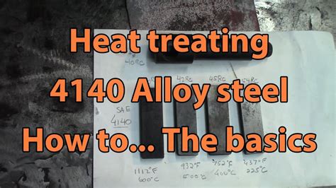 how to heat treat 4140 steel